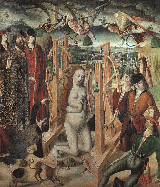GALLEGO, Fernando The Martyrdom of Saint Catherine fg oil painting image